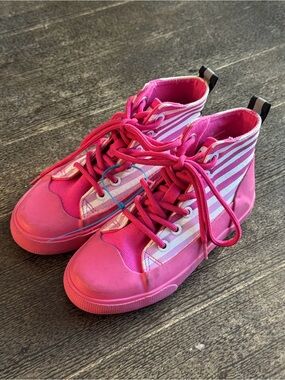 Hunter for Target Kids Pink High-Top Canvas Sneakers 13